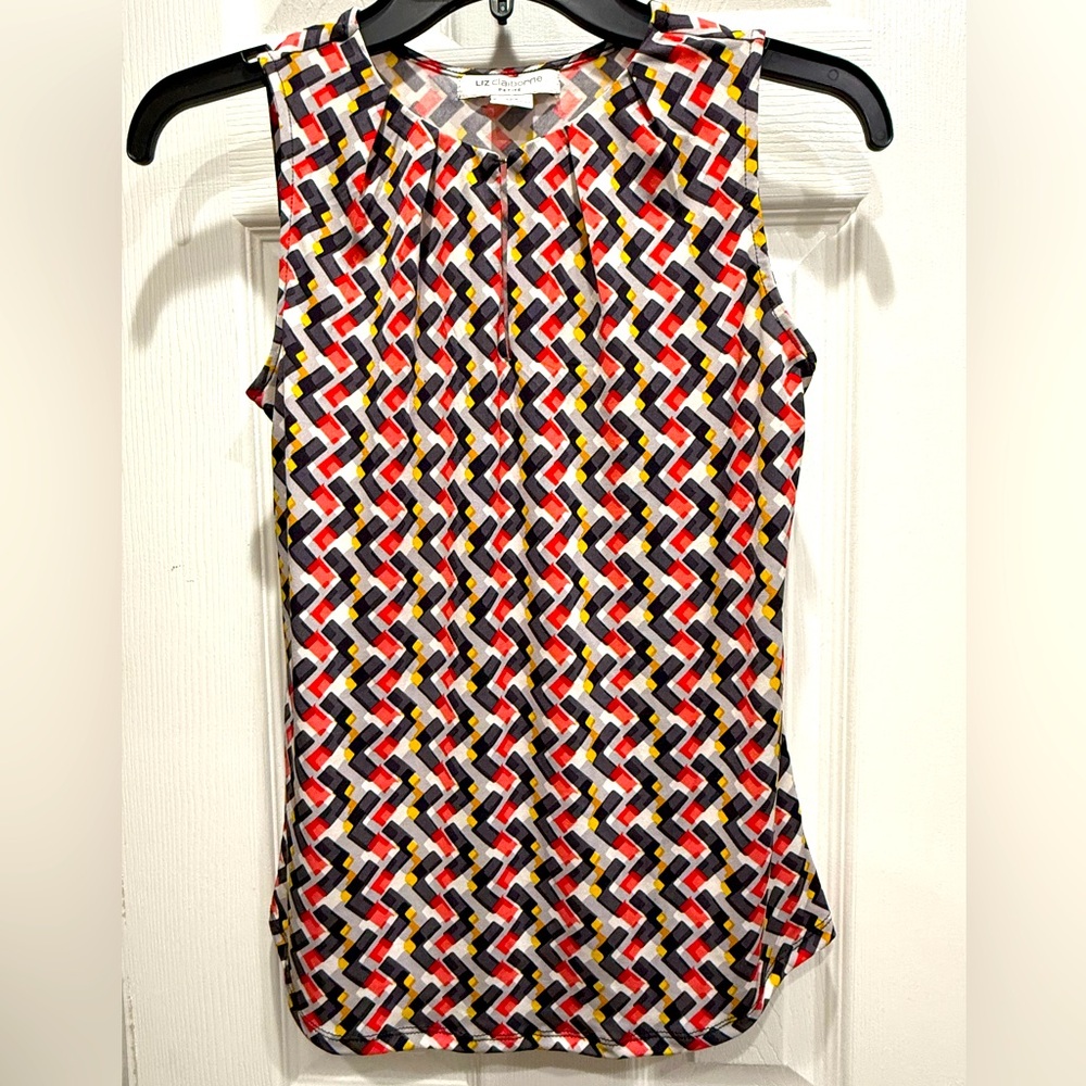 Liz Claiborne NWOT Keyhole Neck Top Size PXS